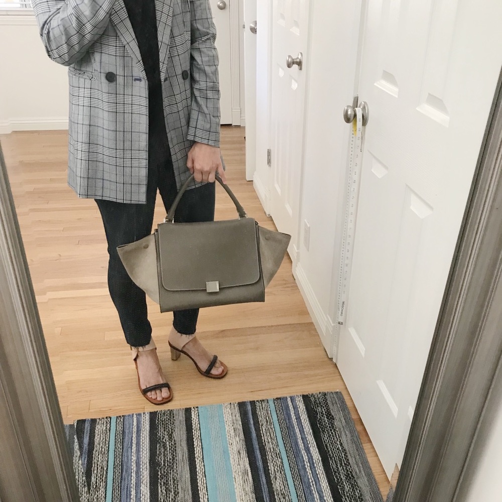 *SOLD*Celine Gray Trapeze - Picture 1 of 8